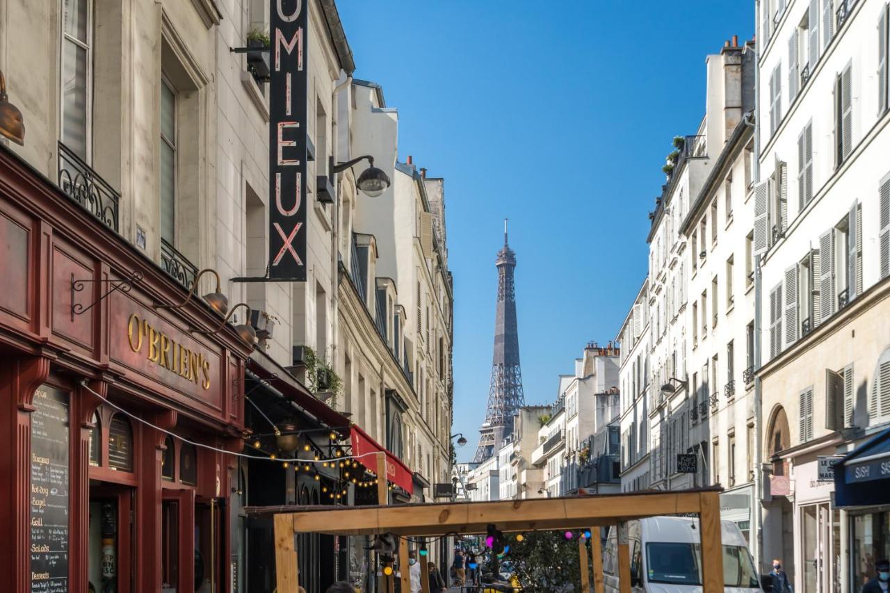 Studio Terrasse Privee 5 Min To Eiffel Tower Paris Bagian luar foto