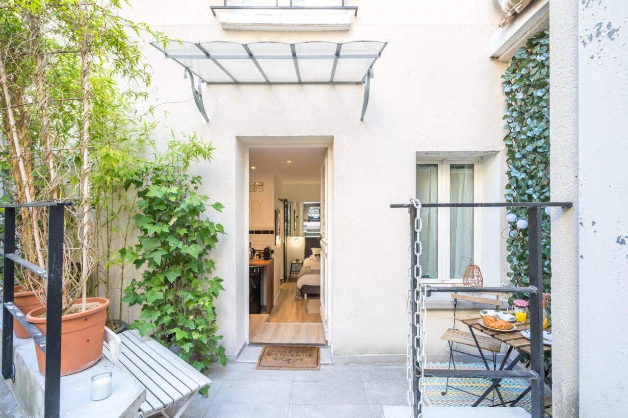 Studio Terrasse Privee 5 Min To Eiffel Tower Paris Bagian luar foto